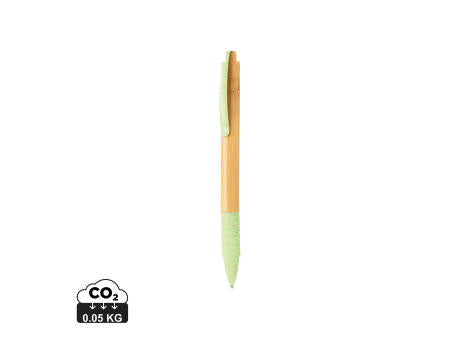 Bambus & Weizenstroh Stift
