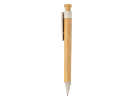 Bambus Stift mit Wheatstraw-Clip