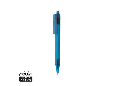 GRS rPET X8 transparenter Stift
