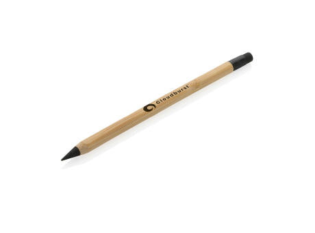 Bambus Infinity-Stift mit Radiergummi