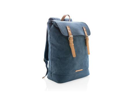 Canvas Laptop-Rucksack, PVC-frei