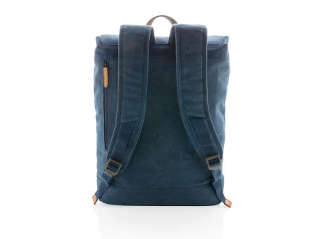 Canvas Laptop-Rucksack, PVC-frei