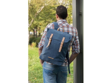 Canvas Laptop-Rucksack, PVC-frei