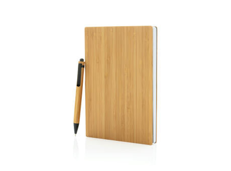 A5 Bambus Notizbuch & Stift