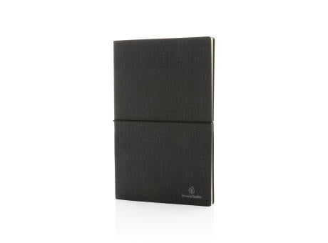 A5 Notizbuch aus GRS recyceltem Leder