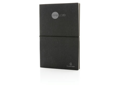 A5 Notizbuch aus GRS recyceltem Leder