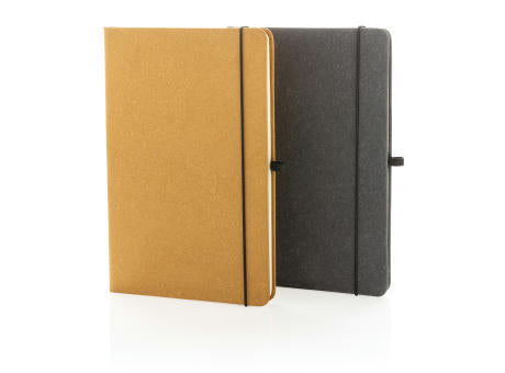 A5 Hardcover Notizbuch aus GRS recyceltem PU