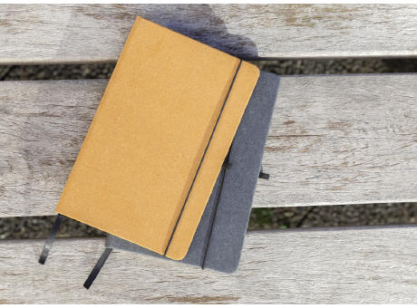 A5 Hardcover Notizbuch aus GRS recyceltem PU