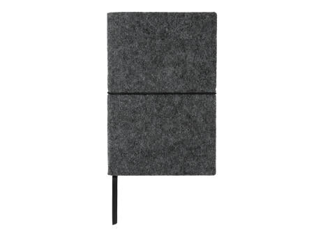 A5-Softcover-Notizbuch aus GRS zertifiert recyceltem Filz