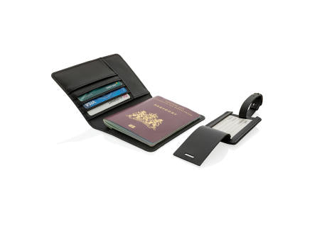 Swiss Peak Reise-Geschenkset aus GRS recyceltem PU