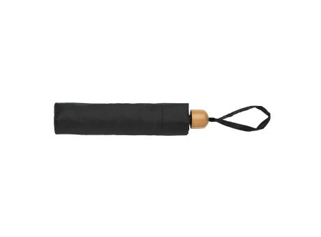 20.5" Impact AWARE™ RPET 190T Pongee Bambus Mini-Schirm