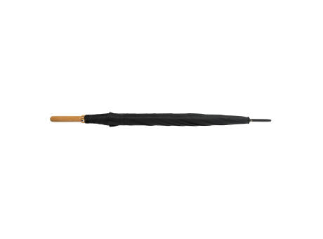 27" Impact AWARE™ RPET 190T Auto-Open Bambus-Schirm