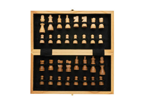 Faltbares Schachspiel aus Holz