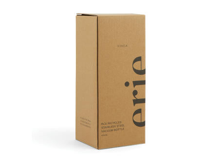 VINGA Erie 450ml Vakuumflasche aus RCS recyceltem Stahl
