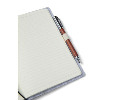 VINGA Albon A5-Notizbuch aus GRS recyceltem Filz