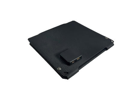 Faltbare Outdoor Solarmatte SM03 mit 4 Solarpanels und 30W Schwarz
