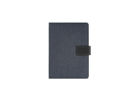 Tolstoy A5-Mappe rPET. Notizblock mit 64-seitigem FSC®.Verschluss aus rPU