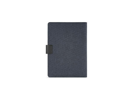 Tolstoy A5-Mappe rPET. Notizblock mit 64-seitigem FSC®.Verschluss aus rPU