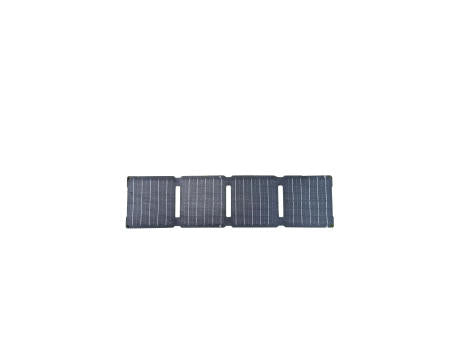 Faltbare Outdoor Solarmatte SM03 mit 4 Solarpanels und 30W Schwarz