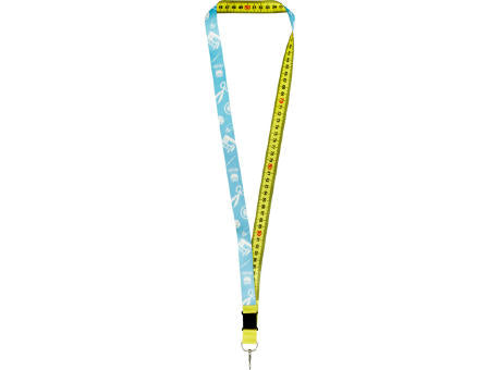 Isla 1 Meter RPET Sublimation Lanyard mit Sicherheitsverschluss