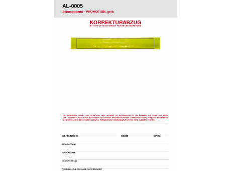 Schnappband PROMOTION 22 cm lang
