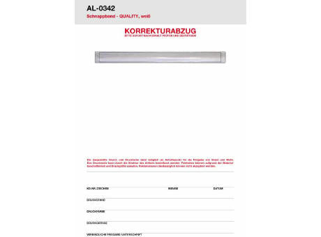Schnappband QUALITY 34 cm lang