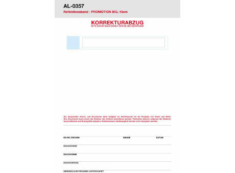 Reflektions-Klettband PROMOTION BIG 43 cm