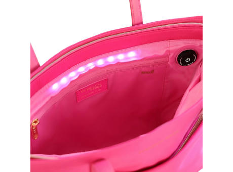 Swissdigital Design KATY ROSE NG Pink Tote Bag | LED