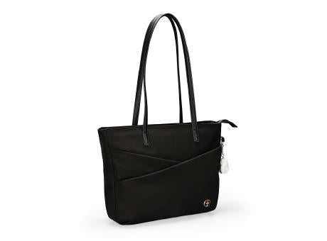 Swissdigital Design KATY ROSE NG Black Tote Bag | LED