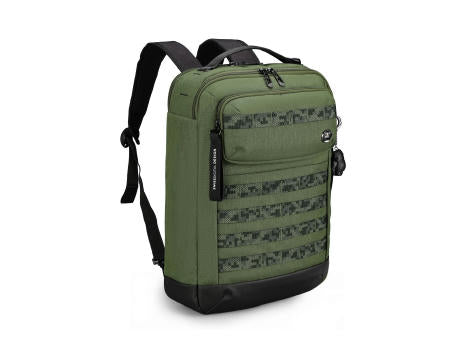 Swissdigital Design BERG Dark Green Hybrid Briefcase