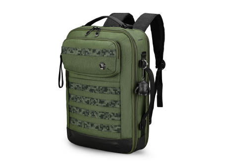 Swissdigital Design BERG Dark Green Hybrid Briefcase