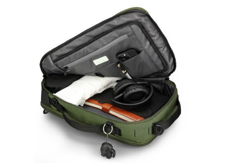 Swissdigital Design BERG Dark Green Hybrid Briefcase