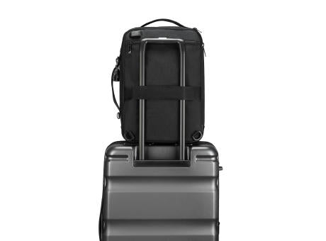 Swissdigital Design BERG Black Hybrid Briefcase