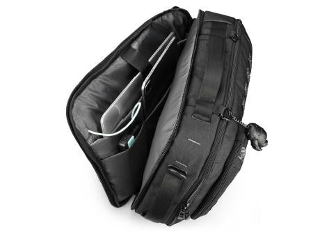 Swissdigital Design BERG Black Hybrid Briefcase