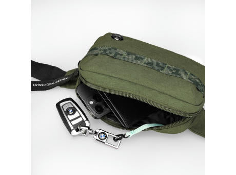 Swissdigital Design BERG Dark Green Sling Bag