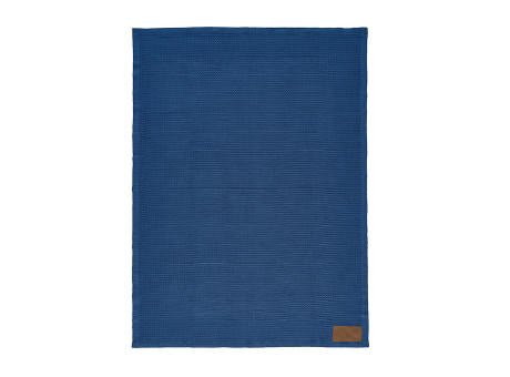 Giotto Decke recy.Baumwolle (200 g/m²). Mit personalisierbarem Aufnäher