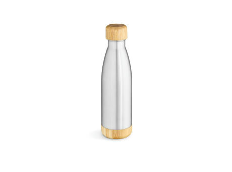 Congo Trinkflasche recy.Edelstahl und Bambus, 780ml. Doppelwanding