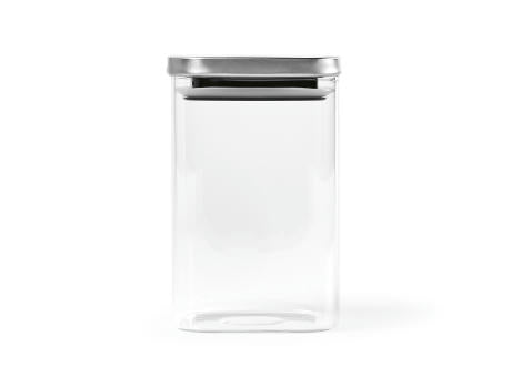 Delacroix 1200 Behälter aus Borosilikatglas, 1270ml. Deckel aus recy.Edelstahl