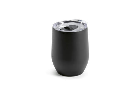 Tigris Reisebecher recy.Edelstahl, 320 ml. Doppelwandig mit Deckel