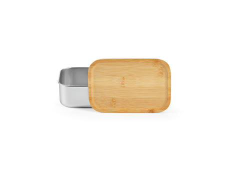 Warhol Lunchbox recy.Edelstahl, 740 ml, mit integriertem Besteck
