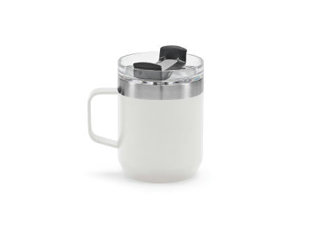 Shinano Tasse recy.Edelstahl, 440 ml. Doppelwandig mit drehbarem Deckel