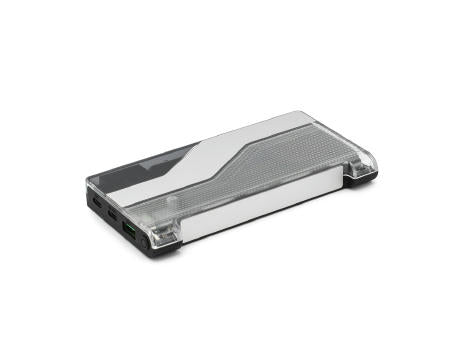 Voltix Powerbank aus rABS mit 10000 mAh. 18 W. LED-Anzeige