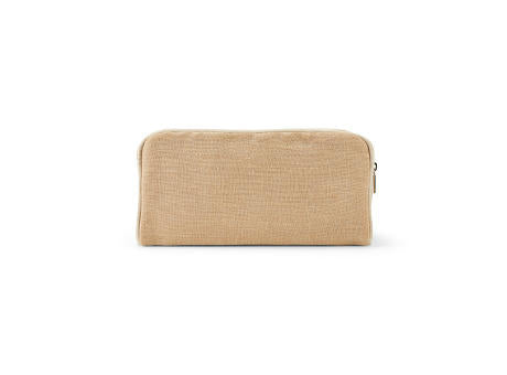 Rio Kulturtasche aus 260gsm Jute mit Reißverschluss
