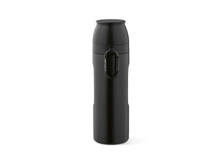 Loire Thermos aus recy.Edelstahl, 810 ml. Mit 2 Bechern und Karabiner