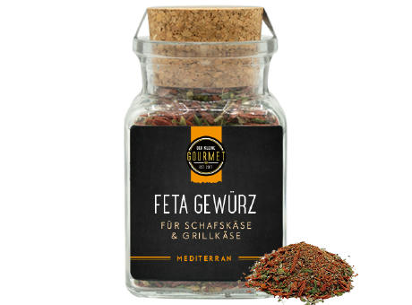 Feta Gewürz Korkenglas