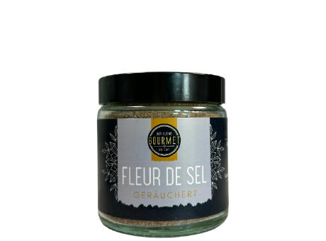 Fleur de Sel geräuchert Glastiegel