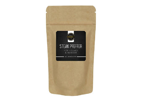 Steak Pfeffer Kraftpapierbeutel