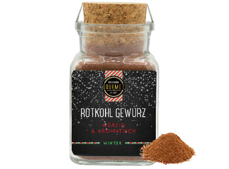 Rotkohl Gewürz Korkenglas