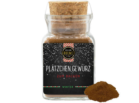 Plätzchen Gewürz Korkenglas