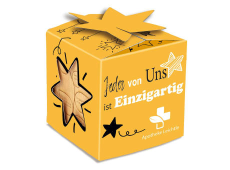 Pflanz-Holz Star-Box Ostern mit Samen - Eierbaumsamen